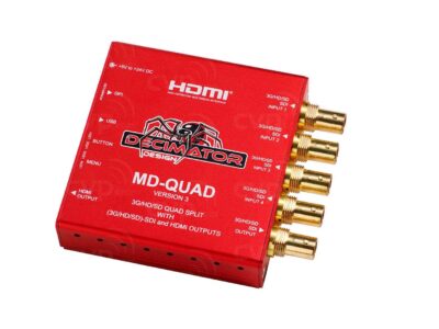 DECIMATOR MD-QUAD 3G/HD/SD-SDI Quad Split Multi-Viewer with SD/HD/3G-SDI & HDMI Outputs Version 3